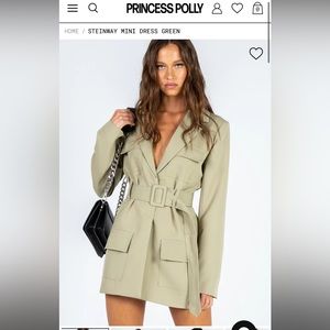 Princess Polly Dresses Princess Polly Lioness Belted Blazer